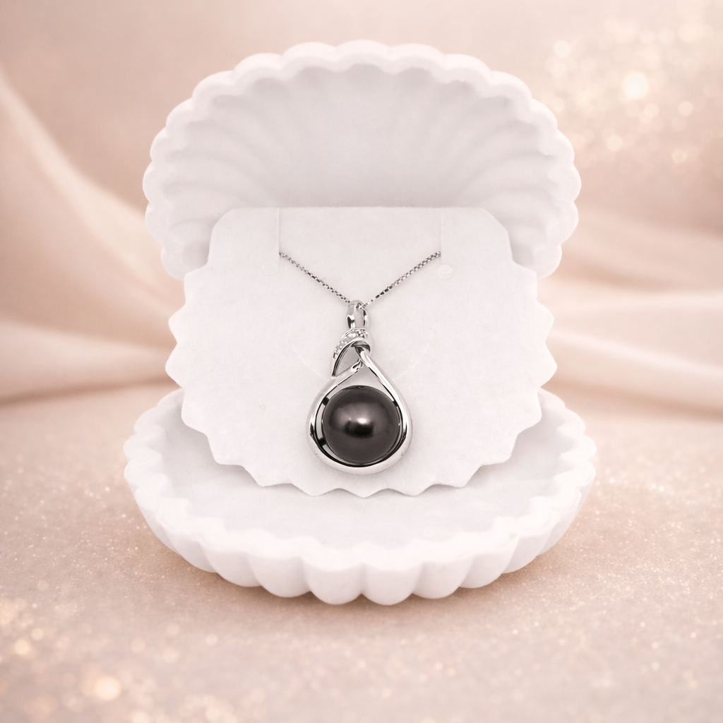 Midnight Promise™ — Tahitian Black Pearl Necklace