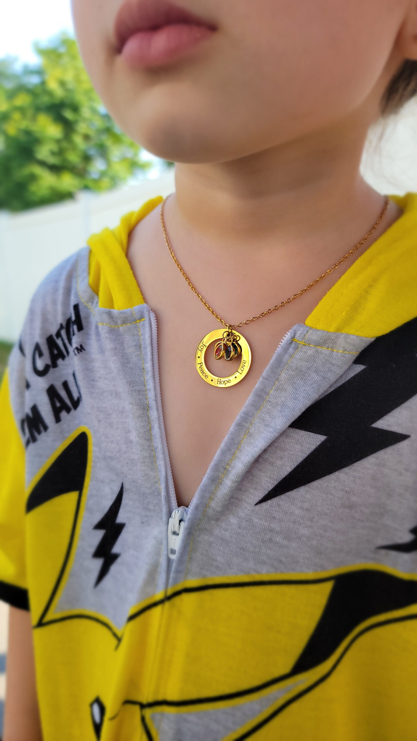 Custom Birthstone Name Necklace – Personalized Jewelry Gift for Women, Mom, Daughter, Wife, or Girlfriend – Unique Gift for Birthday, Anniversary, or Mother’s Day