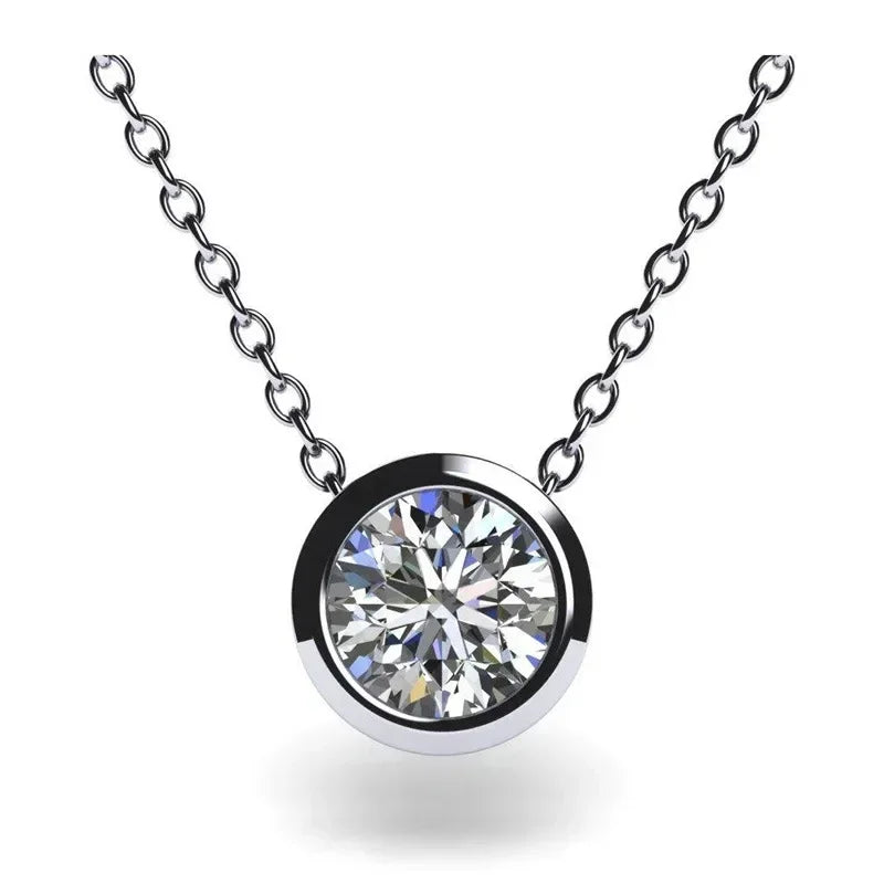 Gift New Premium Necklace Bridal Wedding Party Sparkling Crystal CZ Ball Flower Women's Accessories