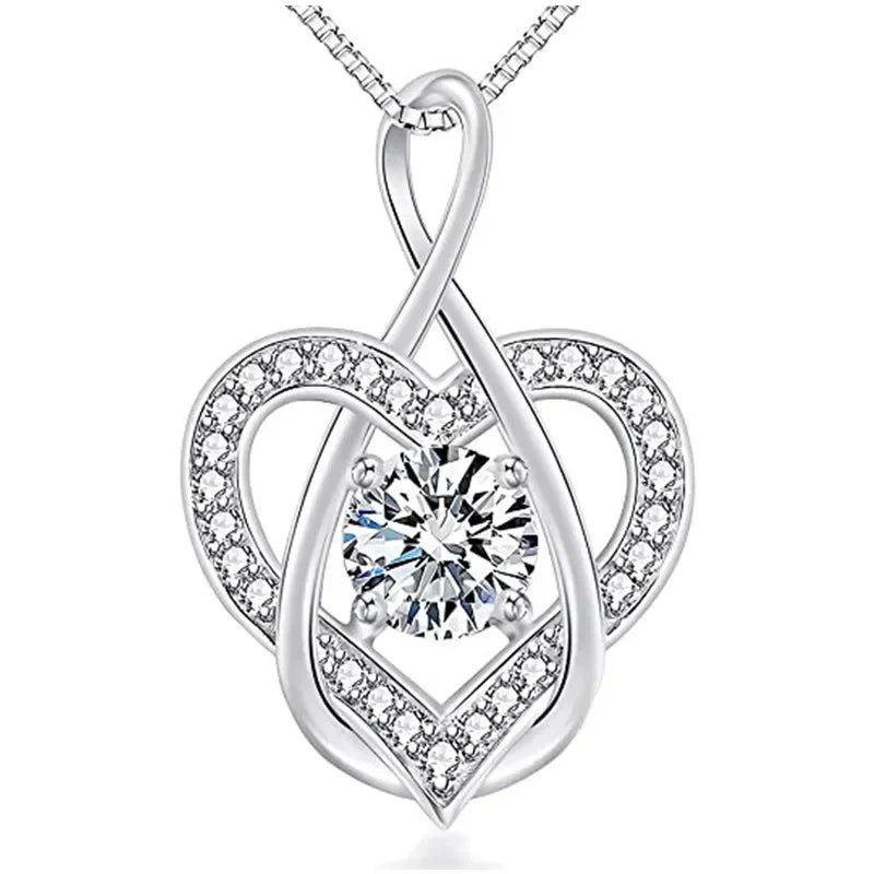 Gift New Premium Necklace Bridal Wedding Party Sparkling Crystal CZ Ball Flower Women's Accessories