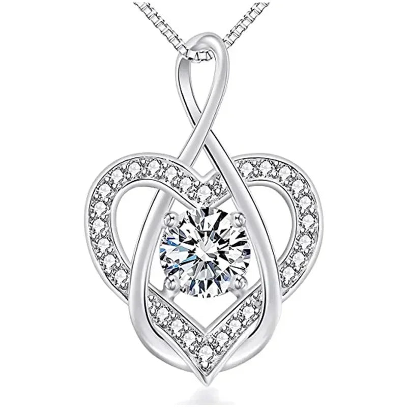 Gift New Premium Necklace Bridal Wedding Party Sparkling Crystal CZ Ball Flower Women's Accessories
