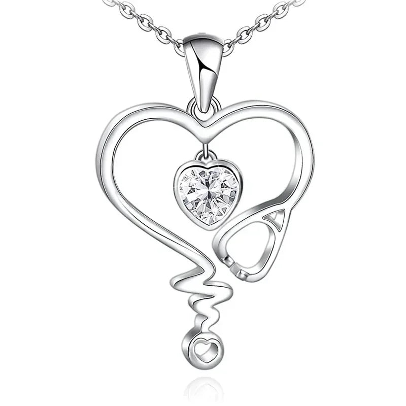 Gift New Premium Necklace Bridal Wedding Party Sparkling Crystal CZ Ball Flower Women's Accessories