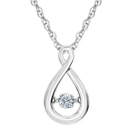Gift New Premium Necklace Bridal Wedding Party Sparkling Crystal CZ Ball Flower Women's Accessories
