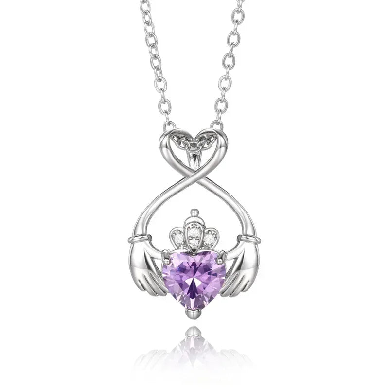 Gift New Premium Necklace Bridal Wedding Party Sparkling Crystal CZ Ball Flower Women's Accessories