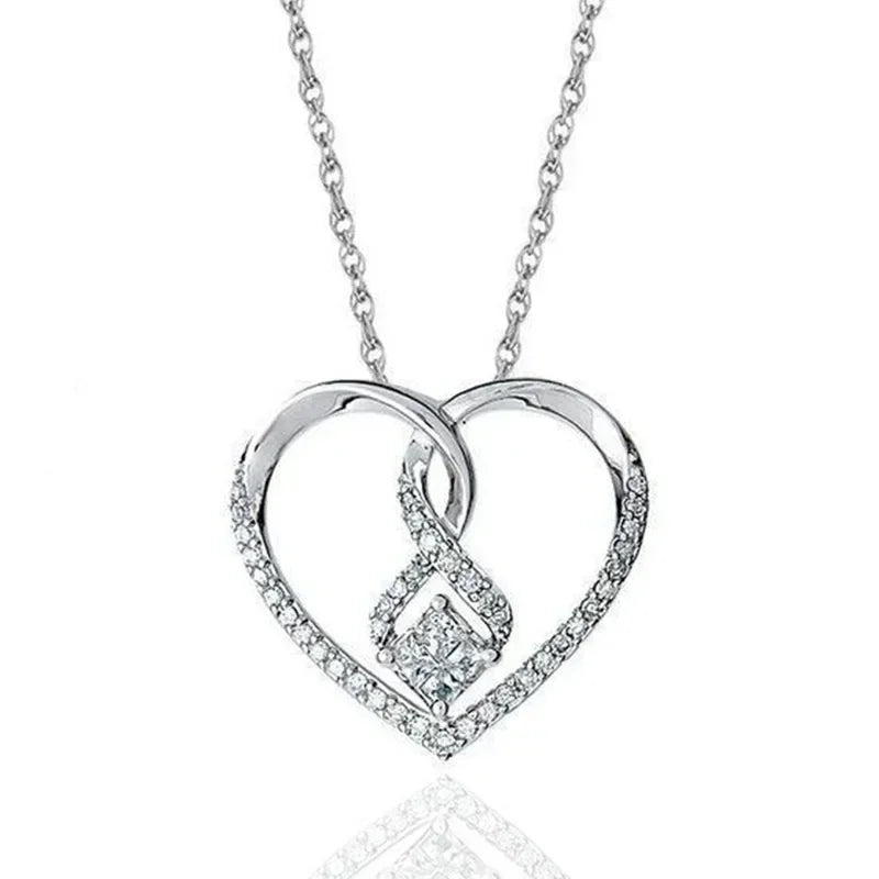 Gift New Premium Necklace Bridal Wedding Party Sparkling Crystal CZ Ball Flower Women's Accessories