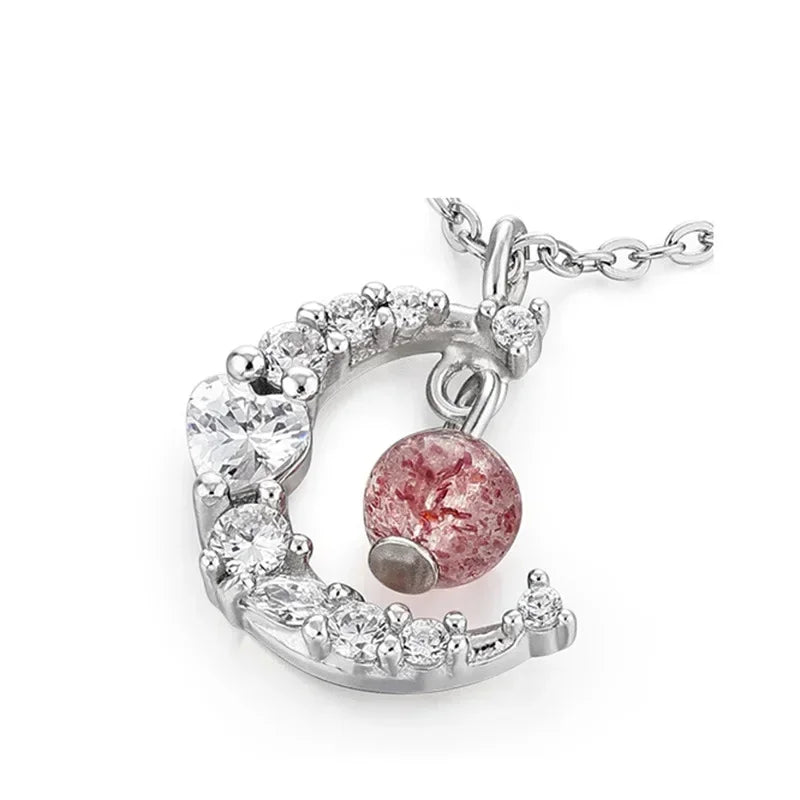 Gift New Premium Necklace Bridal Wedding Party Sparkling Crystal CZ Ball Flower Women's Accessories