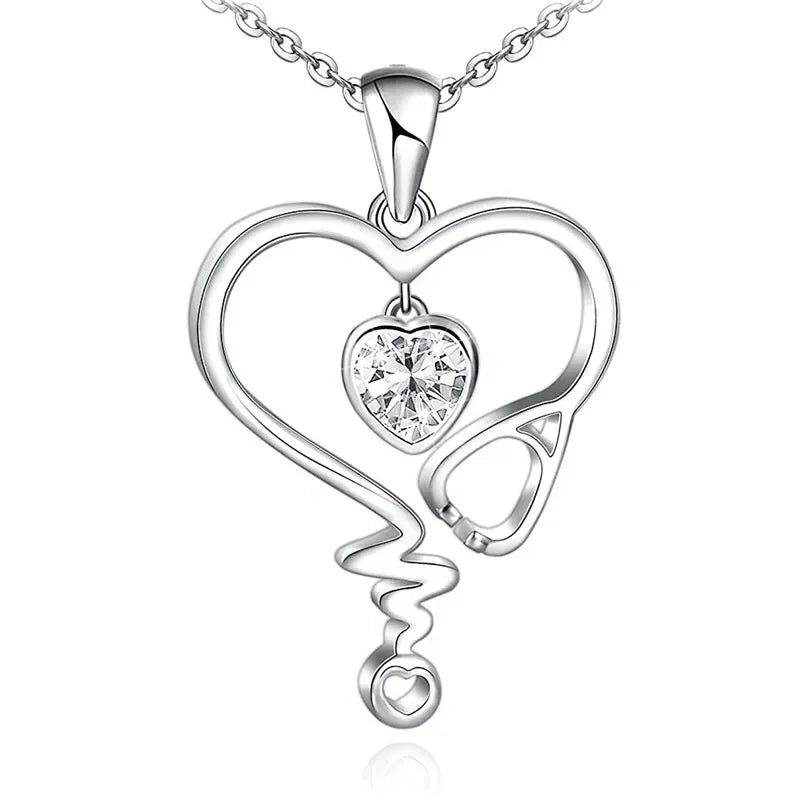 Gift New Premium Necklace Bridal Wedding Party Sparkling Crystal CZ Ball Flower Women's Accessories