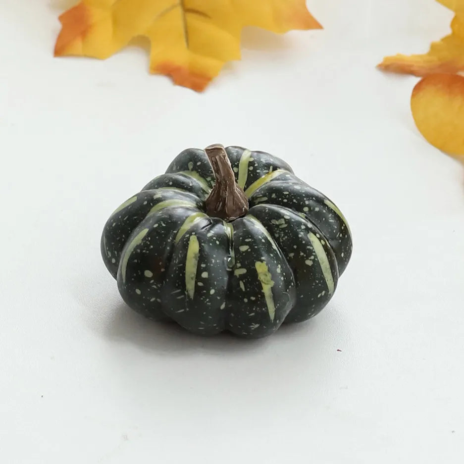 Artificial Pumpkin Halloween Decorations for Home Mini Fake Pumpkin Autumn Harvest Party Thanksgiving Ornaments Props