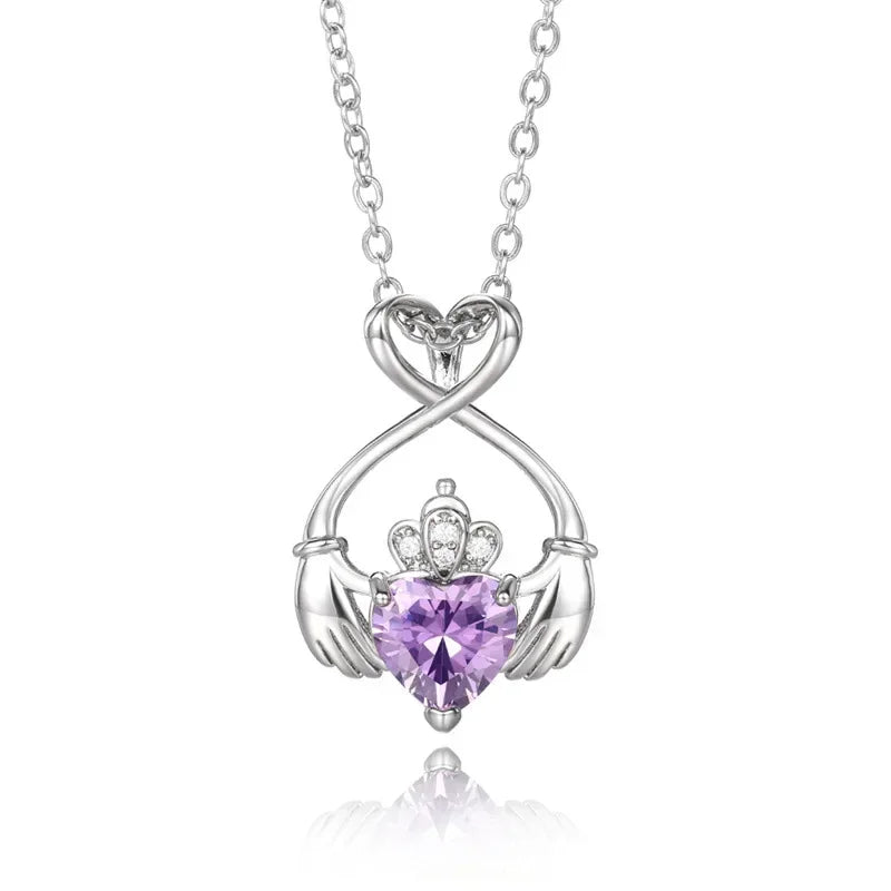 Gift New Premium Necklace Bridal Wedding Party Sparkling Crystal CZ Ball Flower Women's Accessories