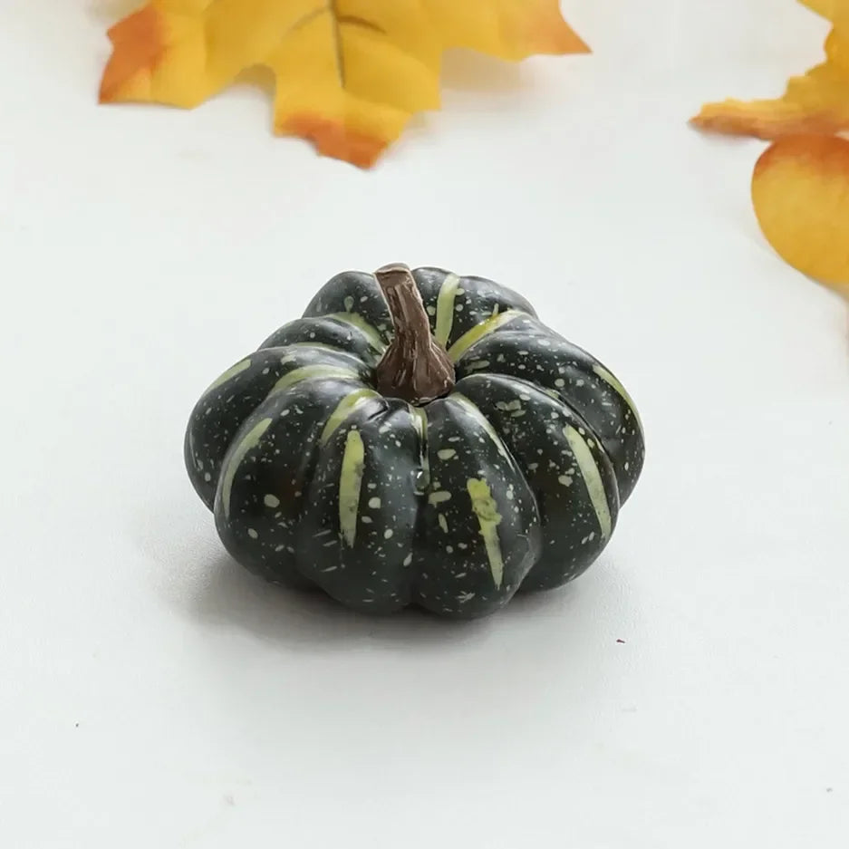 Artificial Pumpkin Halloween Decorations for Home Mini Fake Pumpkin Autumn Harvest Party Thanksgiving Ornaments Props