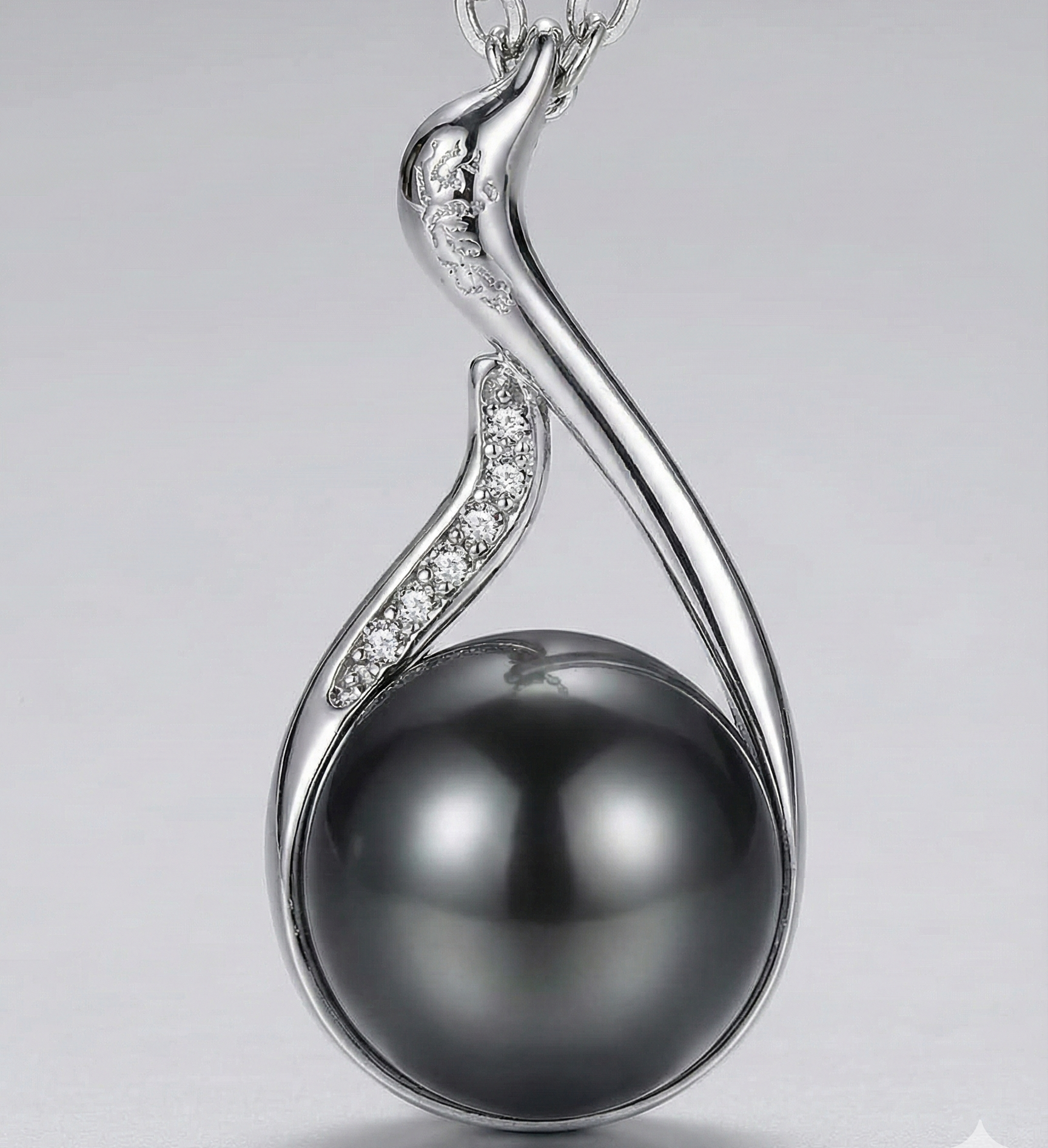 Black Pearl Necklace